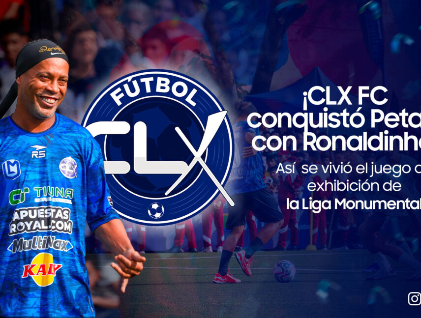 ¡CLX FC conquistó Petare con Ronaldinho! Así se vivió el juego de exhibición de la Liga Monumental