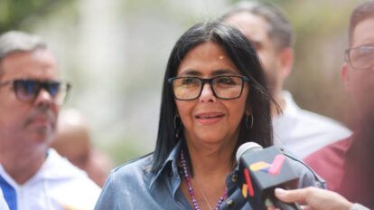 Delcy Rodríguez viajará a la India