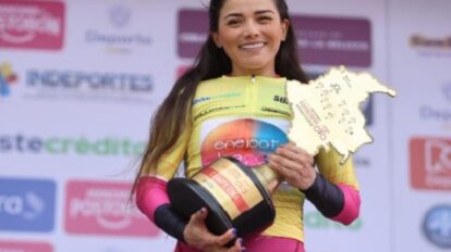 La ciclista Lilibeth Chacón gana por cuarta vez la vuelta a Colombia
