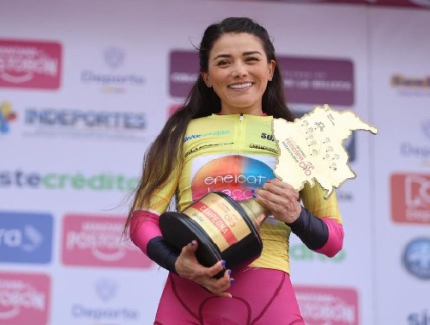 La ciclista Lilibeth Chacón gana por cuarta vez la vuelta a Colombia