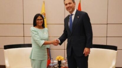 Delcy Rodríguez se reúne con el ministro de Energía y Recursos Naturales de Türkiye