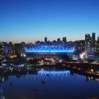 El colosal estadio de vancouver en Canadá