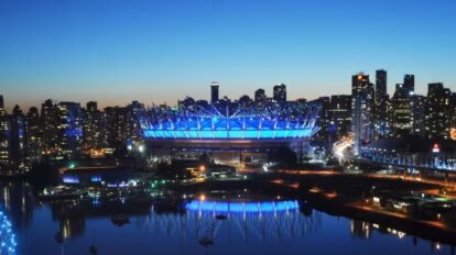El colosal estadio de vancouver en Canadá