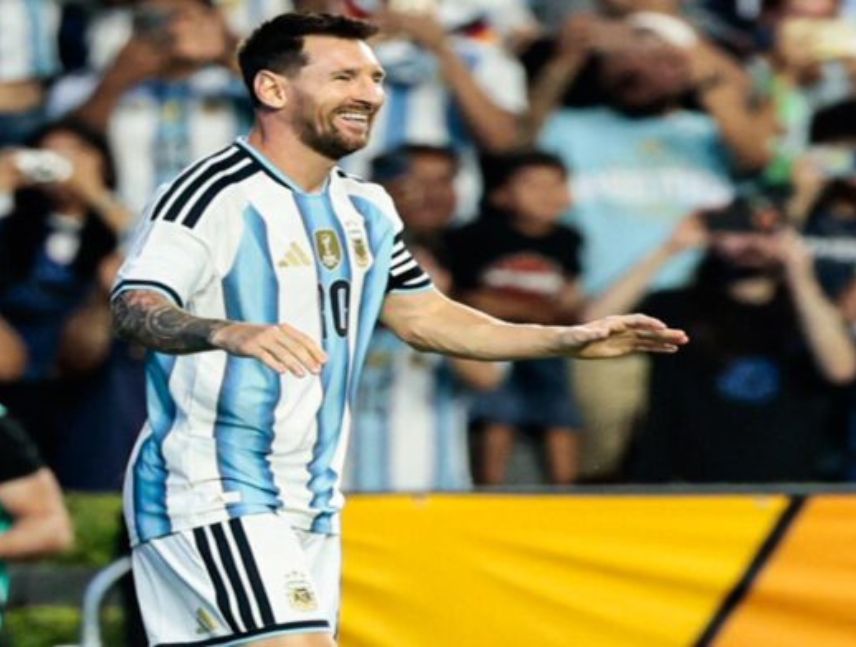 Leonel Messi lideró a la selección de Argentina