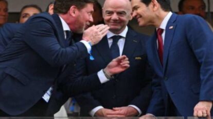 Marco Rubio se reunión con el presidente de Paraguay.