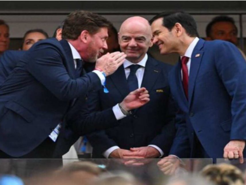 Marco Rubio se reunión con el presidente de Paraguay.