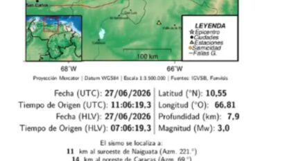 Nuevo sismo en La Guaira