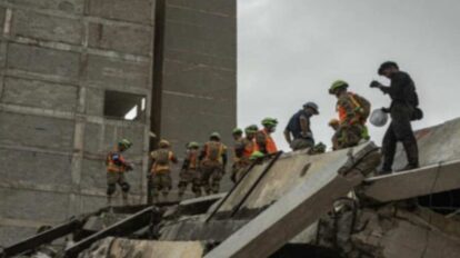 Rescate en Edificio Caribe
