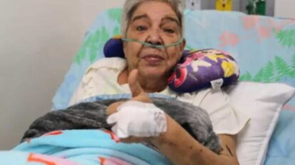 Marlene Santana pidió una coca cola al salir de los escombros