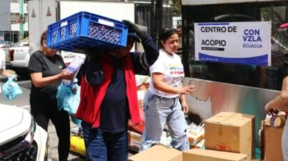 Ayuda humanitaria de Ecuador