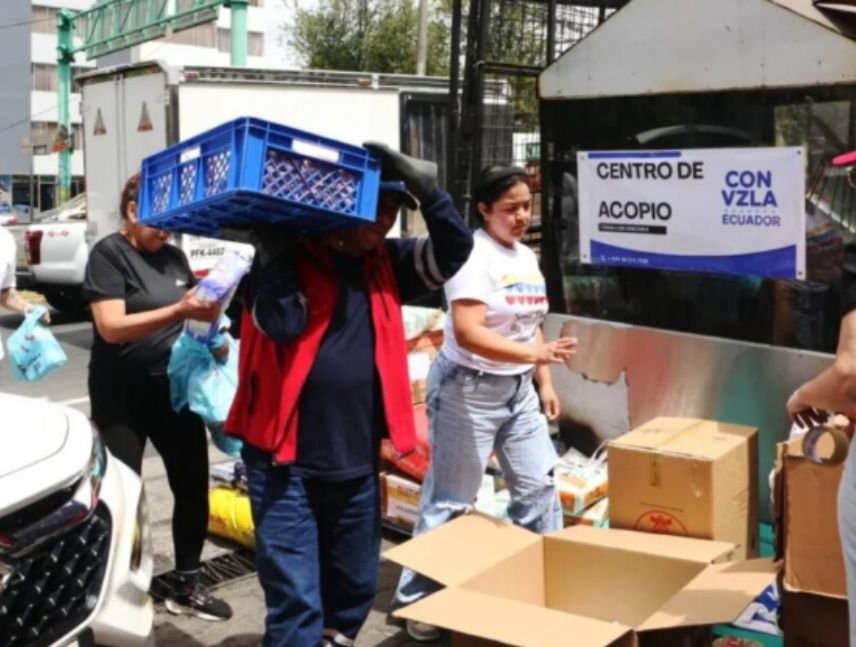 Ayuda humanitaria de Ecuador