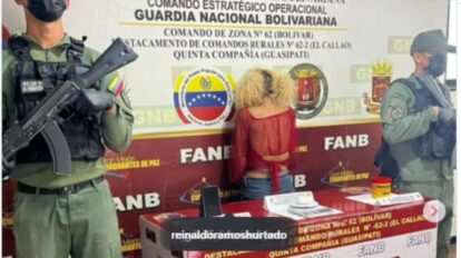 Detenida con 104 gramos de presunta cocaína