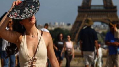 Ola de calor en Francia