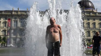 La ola de calor en Alemania sigue subiendo.