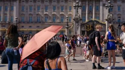 Ola de calor en Inglaterra.