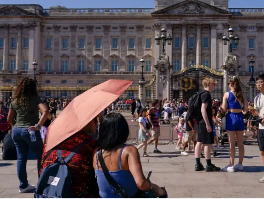 Ola de calor en Inglaterra.