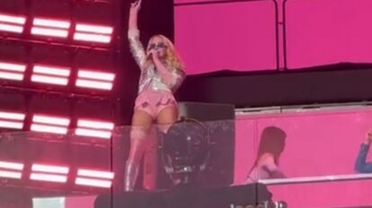 Madonna ofreció un concierto gratuito en Times Square