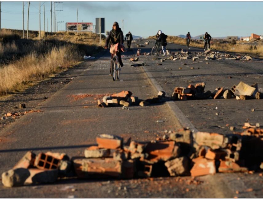 Protestas en Bolívia