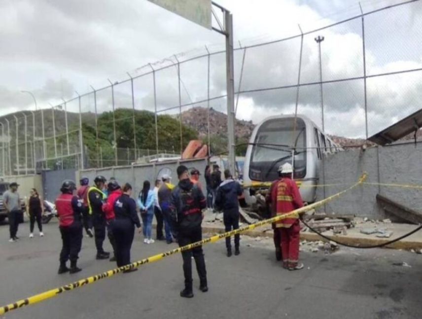 Se descarriló vagón del metro de caracas