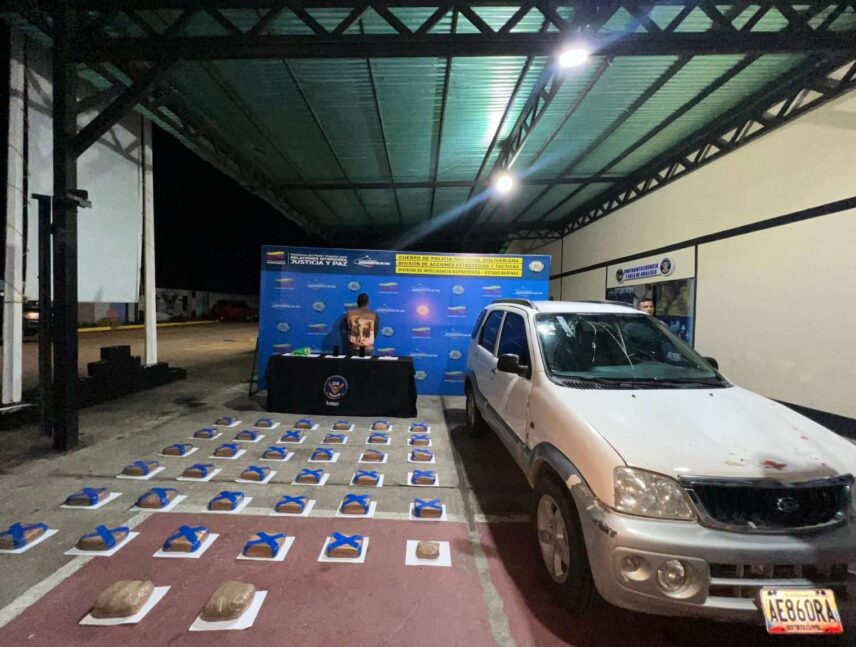 Capturado con más de 40 kilos de droga en Barinas