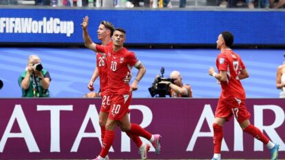 Suiza consiguió su primer triunfo del Mundial