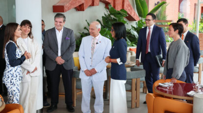Delcy Rodríguez constató avances del nuevo Hotel Londres