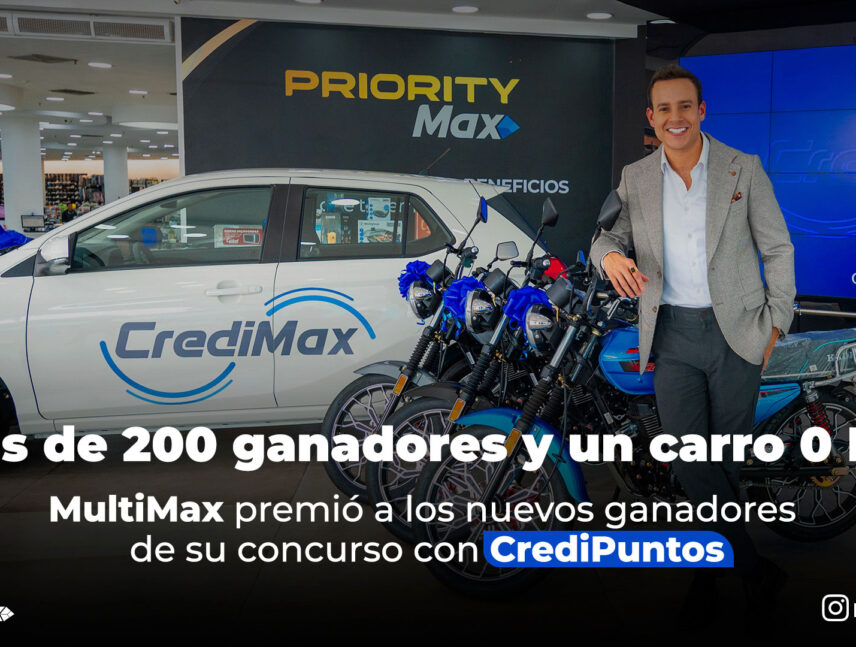 ¡Más de 200 ganadores y un carro 0 KM! MultiMax premió a los nuevos ganadores de su concurso con CrediPuntos