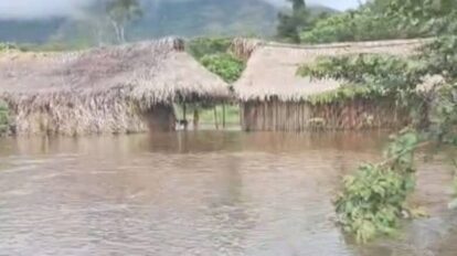 Crecida de río en Amazonas afecta la comunidad Yanomami