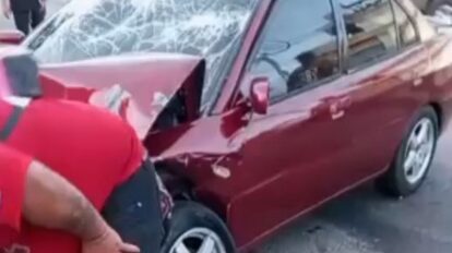 Conductor ebrio estrelló su vehículo contra una vivienda en Ciudad Bolívar