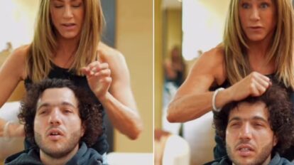 Jennifer Aniston se convirtió en estilista de Benny Blanco