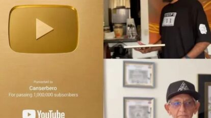 Padre de Canserbero recibe la Placa de Oro de YouTube