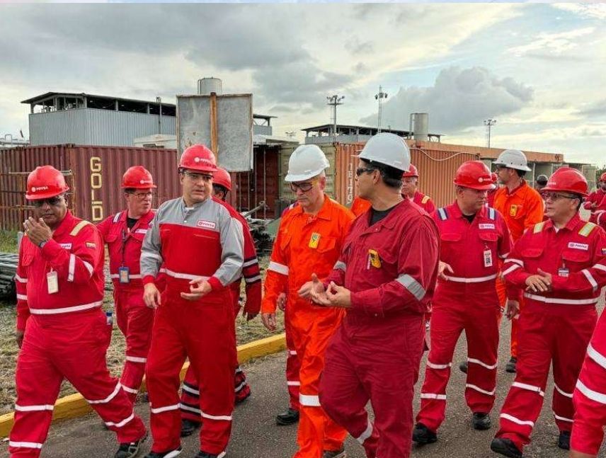 Pdvsa y Shell inspeccionan complejo Muscar en Monagas