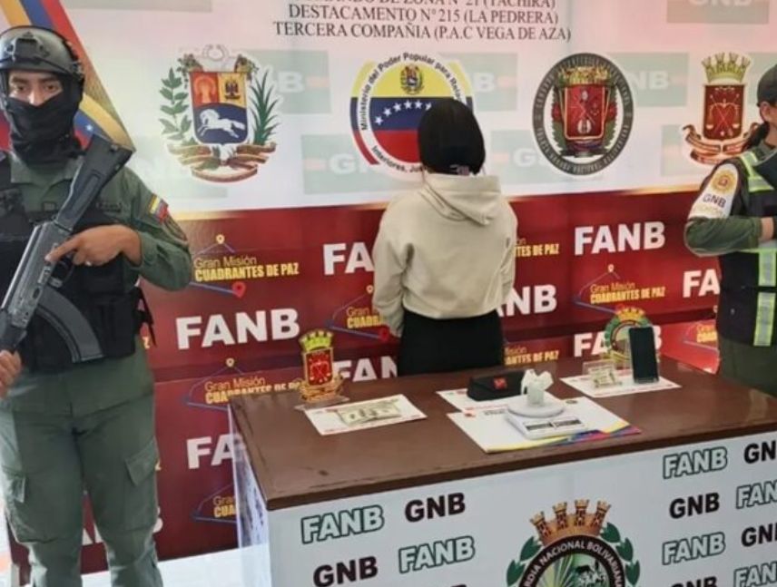 Capturan con droga en el Peaje Vega de Aza en Táchira