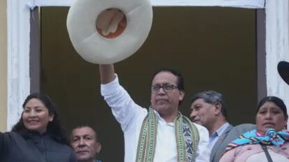 Roberto Sánchez marcha en Perú “en defensa del voto popular”