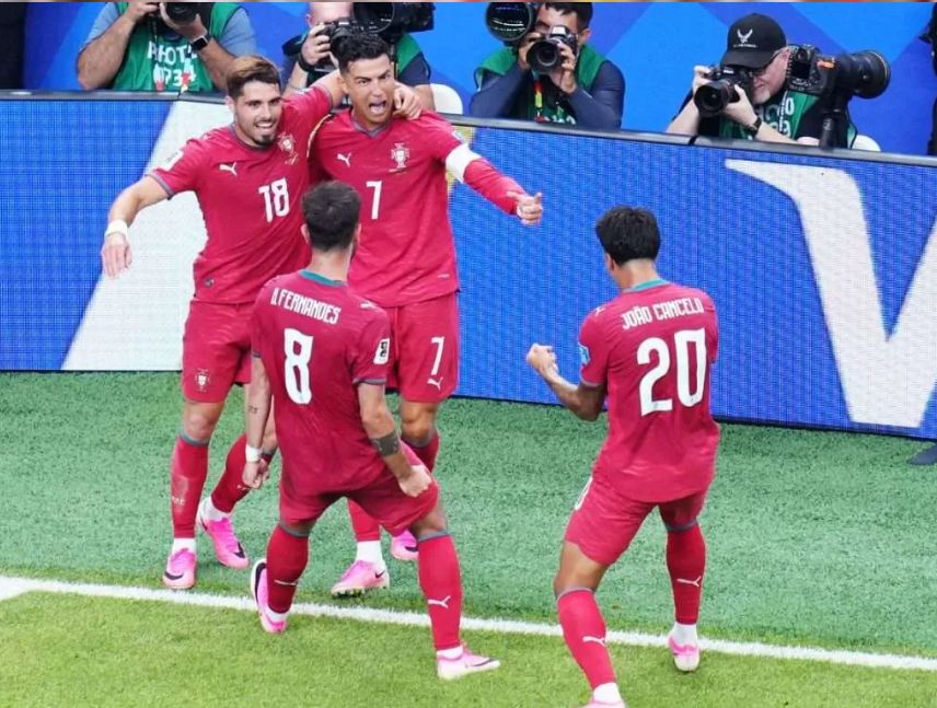 Portugal goleó con CR7 de protagonista ante Uzbekistán