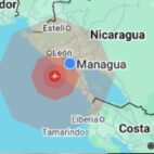 Sismo de 4,6 sacude el sureste de Nicaragua