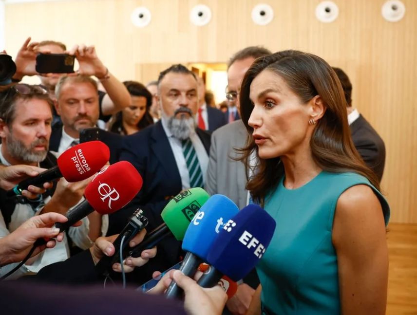 La reina Letizia reacciona a los terremotos de Venezuela