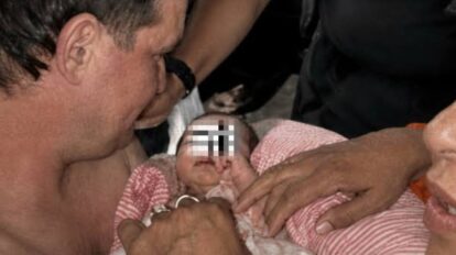 Rescatan a un bebé recién nacido tras estar atrapado 32 horas