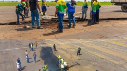 Reparan daños causados por un rayo en aeropuerto de Puerto Ordaz