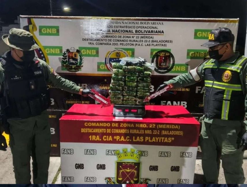 Incautaron 25 panelas de cocaína que traían ocultas en un vehículo