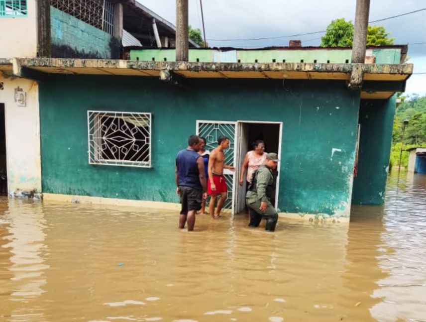 Más de 300 familias están afectadas en Monagas por las lluvias