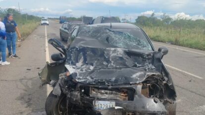 Un fallecido y cuatro heridos deja accidente en vía de El Tigre
