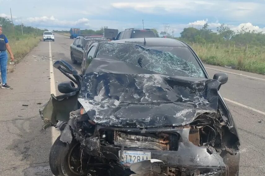 Un fallecido y cuatro heridos deja accidente en vía de El Tigre