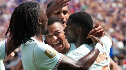 Dembélé estampa triplete y Francia vapulea 4-1 a Noruega