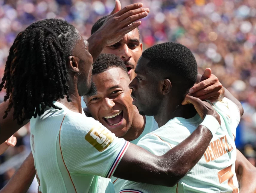 Dembélé estampa triplete y Francia vapulea 4-1 a Noruega