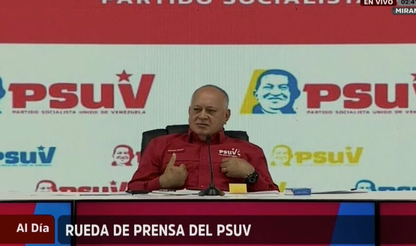 Cabello descarta reunión con la oposición y MCM