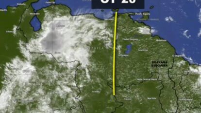 Onda tropical número 20 avanza hacia la región Oriental