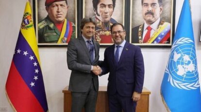 Canciller Gil se reunió con coordinador residente de la ONU en Venezuela