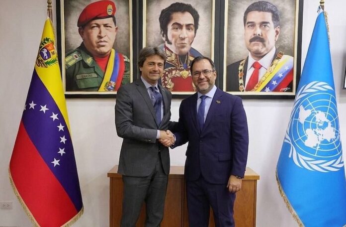 Canciller Gil se reunió con coordinador residente de la ONU en Venezuela