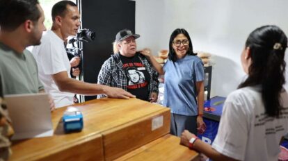 Presidenta (e) supervisa modelos de economía comunal en Caucagüita